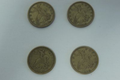 Лот: 16215835. Фото: 1. 50коп. сп., 1999г. - 4шт. Россия после 1991 года
