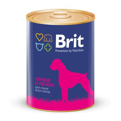 Лот: 15054760. Фото: 1. Brit (Брит) Сердце/Печень 850гр... Корма
