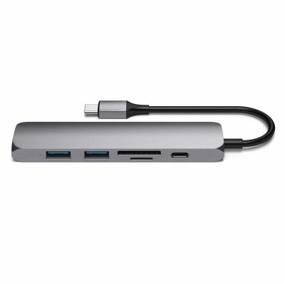 Лот: 21439129. Фото: 1. USB адаптер Satechi USB-C Slim... USB-флеш карты