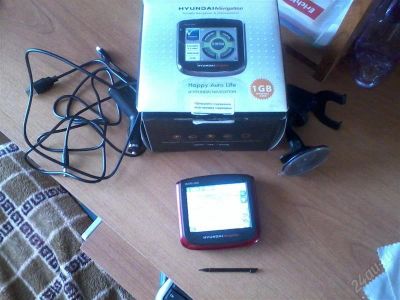 Лот: 805747. Фото: 1. продам Навигатор Hyundai HDGPS-350H. GPS-навигаторы