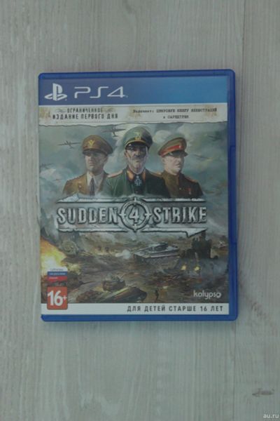 Лот: 13313889. Фото: 1. Sudden Strike 4 Диск на PS4. Игры для консолей