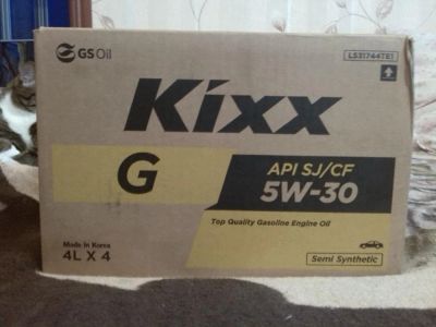 Лот: 8402927. Фото: 1. Масло моторное Kixx G SJ/CF 5W30... Масла, жидкости