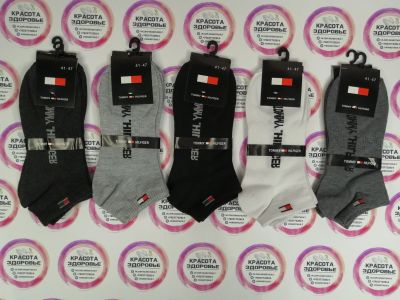 Лот: 16733762. Фото: 1. Носки мужские Tommy Hilfiger короткие... Другое (одежда, обувь, галантерея)