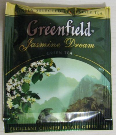 Лот: 4218533. Фото: 1. пакетик зелёного чая Greenfield... Чай, кофе, какао