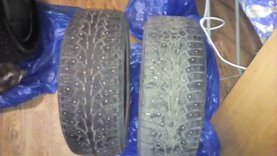 Лот: 8965483. Фото: 1. nokian haka 5 зима шипы пара на... Шины