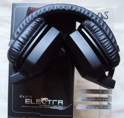 Лот: 4983498. Фото: 1. razer electra black. Наушники, гарнитуры