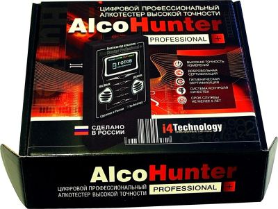 Лот: 10051428. Фото: 1. Алкотестер Alcohunter Professional... Алкотестеры