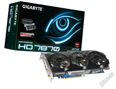 Лот: 3140869. Фото: 1. 2Gb GigaByte HD 7870 Windforce... Видеокарты