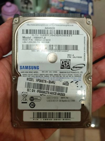 Лот: 17078248. Фото: 1. HDD 640 gb. Жёсткие диски (HDD)