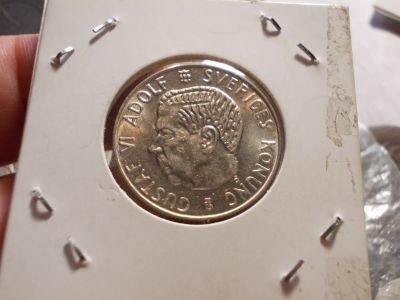 Лот: 16550180. Фото: 1. 1 крона 1957 года-Густав 6-Адольф... Россия до 1917 года