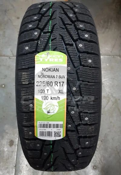 Лот: 19456289. Фото: 1. шины 225/60 R17 Nokian Nordman... Шины