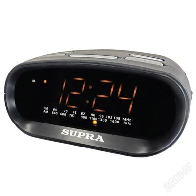 Лот: 2560079. Фото: 1. Часы с радиоприемником SUPRA SA-32FM... Часы настенные, настольные