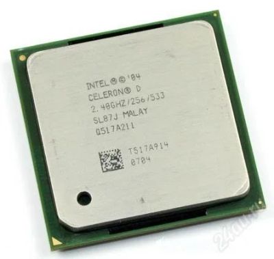 Лот: 1717949. Фото: 1. Процессор Intel Celeron 2,4 GHz... Процессоры
