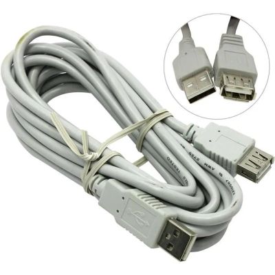 Лот: 20036098. Фото: 1. Кабель удлинительный USB2.0 Am-Af... Шлейфы, кабели, переходники