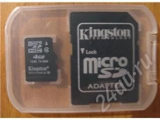 Лот: 605994. Фото: 1. micro SD + adapter. Другое (смартфоны, связь, навигация)