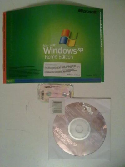 Лот: 3030172. Фото: 1. Windows XP Home Edition (Лицензия... Системные