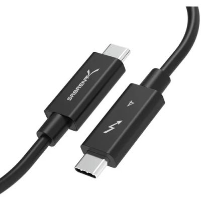 Лот: 25781190. Фото: 1. Кабель Sabrent Thunderbolt 4 Cable... Шнуры, кабели, разъёмы