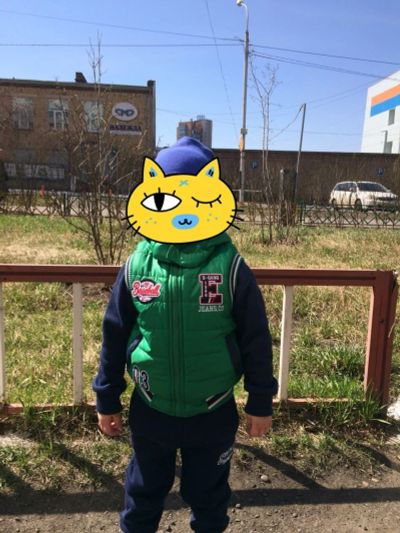 Лот: 17576582. Фото: 1. Костюм утепленный с жилеткой. Костюмы, пиджаки, комбинезоны