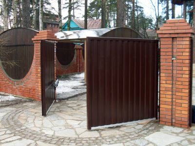 Лот: 9021291. Фото: 1. Ворота распашные серии "Эконом... Всё для ландшафта