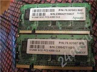Лот: 20527. Фото: 1. ноутбучная память. SO-DIMM DDR-II... Красноярск