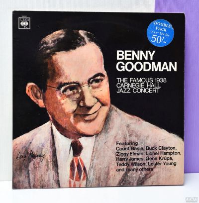 Лот: 15095404. Фото: 1. 2 lp Benny Goodman 1938 Carnegie... Аудиозаписи