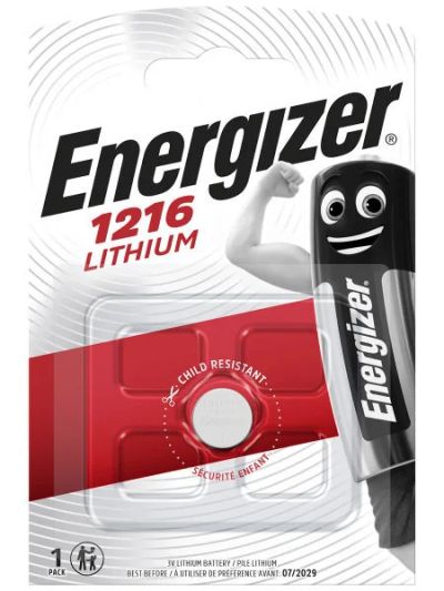 Лот: 15821224. Фото: 1. Батарейка Energizer CR1216 | Цена... Батарейки, аккумуляторы, элементы питания