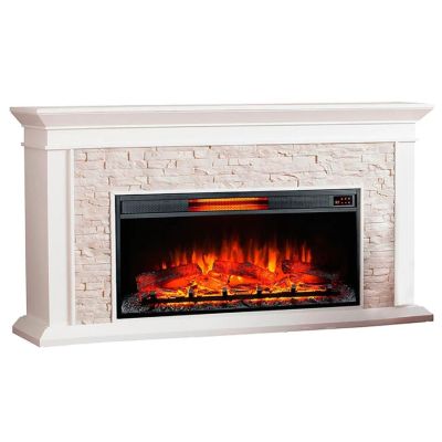 Лот: 25267061. Фото: 1. Электрокамин Inter Flame Монблан... Камины, печи-камины