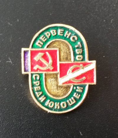 Лот: 4375214. Фото: 1. Знак Первенство среди юношей... Сувенирные