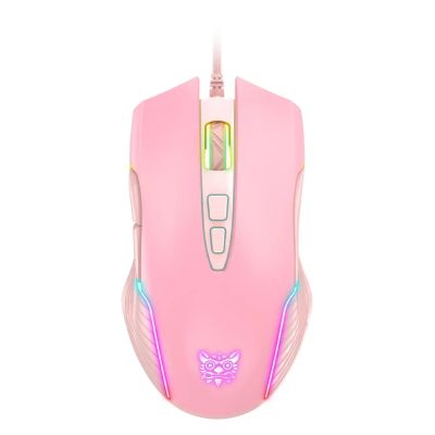 Лот: 25048330. Фото: 1. Игровая мышь Onikuma CW905 Pink... Клавиатуры и мыши