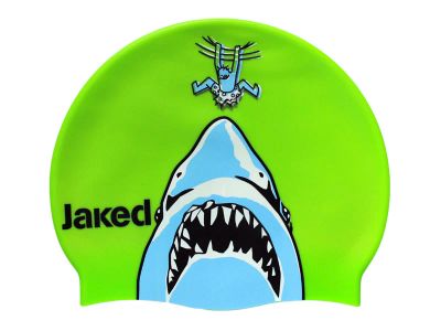 Лот: 4433634. Фото: 1. Шапочка Jaked Jaws, green. Плавание