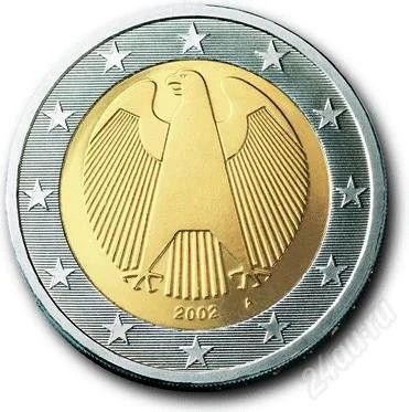 Лот: 922987. Фото: 1. Германия 2 евро, 2002 год. Монетный... Германия и Австрия