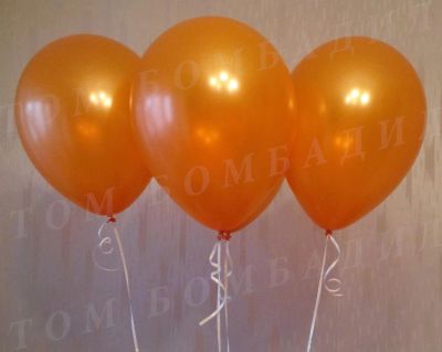 Лот: 3691069. Фото: 1. Оранжевый воздушный шарик (оттенок... Воздушные шары