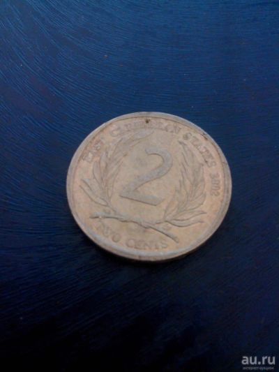 Лот: 9060359. Фото: 1. 2 cents East Caribbean States... Америка