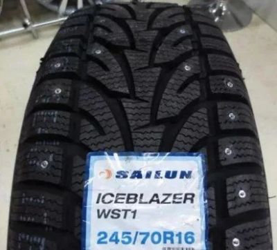 Лот: 14540389. Фото: 1. Шины 245/70 R16 Sailun Ice Blazer... Шины
