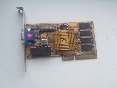 Лот: 3409013. Фото: 1. Видеокарта Intel 740 3D Power. Видеокарты