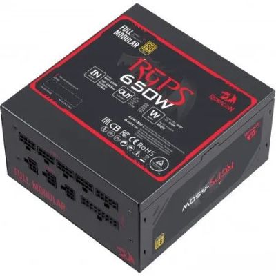 Лот: 24789387. Фото: 1. Блок питания Redragon RGPS-650W. Корпуса, блоки питания