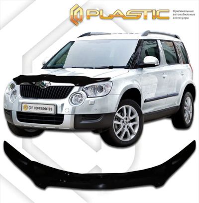 Лот: 13012780. Фото: 1. Дефлектор капота SKODA YETI 2009-2013г. Детали тюнинга