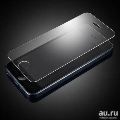 Лот: 7922621. Фото: 1. Защитное стекло на iPhone 5... Дисплеи, дисплейные модули, тачскрины
