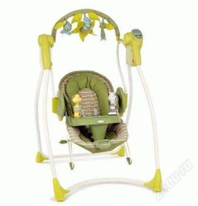 Лот: 2902072. Фото: 1. Электрокачели Graco Swing_n_bounce... Ходунки, прыгунки, качели