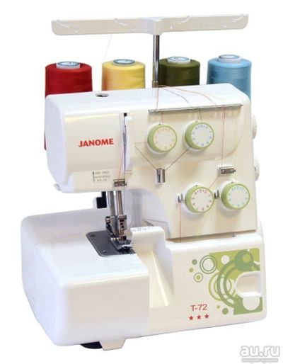 Лот: 13788301. Фото: 1. Оверлок Janome T-72 новый! бесплатная... Запчасти для остальной бытовой техники