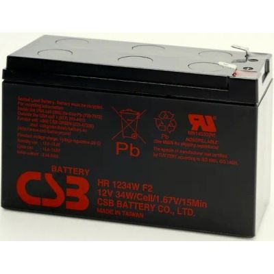 Лот: 20036452. Фото: 1. Аккумулятор CSB HR1234 W,F2,12V... ИБП, аккумуляторы для ИБП