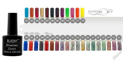 Лот: 5701050. Фото: 1. Шеллак блюскай карнавал 127. Лак для ногтей