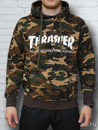 Лот: 12686294. Фото: 1. Худи THRASHER (6841) Размер одежды... Свитеры, толстовки, худи