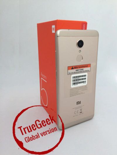 Лот: 11068354. Фото: 1. Xiaomi Redmi 5 2/16Gb Gold. Глобальная... Смартфоны
