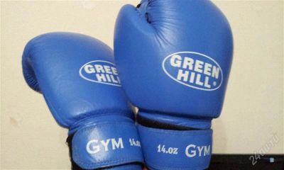 Лот: 1803063. Фото: 1. Перчатки боксёрские Green Hill. Одежда для боевых искусств