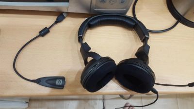 Лот: 6674733. Фото: 1. SteelSeries 7H USB (USB - звуковая... Наушники, гарнитуры
