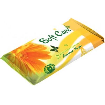Лот: 14498827. Фото: 1. Салфетки влажные Soft Care Летнее... Средства личной гигиены 