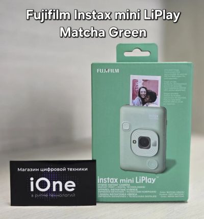 Лот: 25093223. Фото: 1. Fujifilm Instax liPlay Green... Экшн камеры