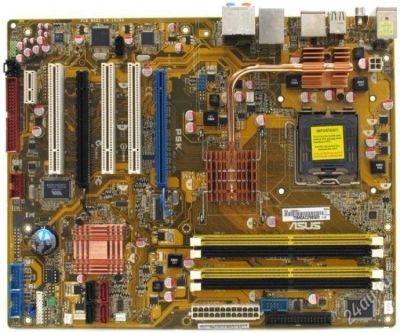 Лот: 952315. Фото: 1. ASUS LGA775 P5K Intel P35 Dual... Материнские платы