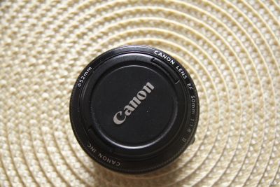 Лот: 17637312. Фото: 1. Объектив Canon EF 50mm f/1.8 II. Объективы